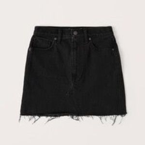 Abercrombie Black Denim Mini Skirt - nwt
